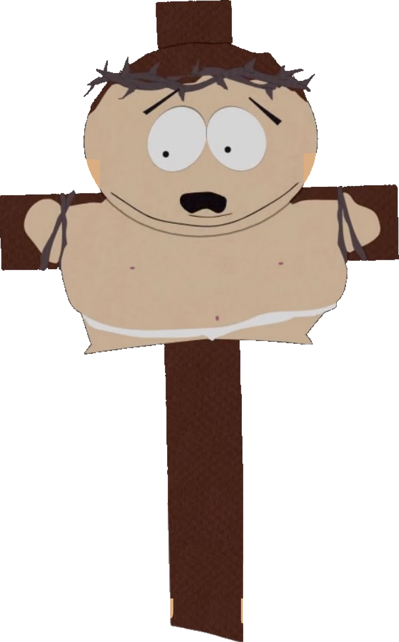 cartman on the cross - south park