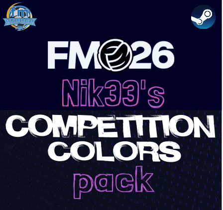 Nik33's Competition Colors pack (FM26)