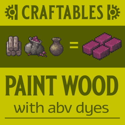 Craftables - Painted Wood (Advanced Botanical Variety)