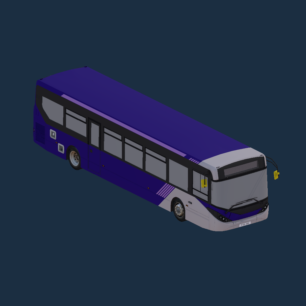 ADL Enviro200 MMC 11.5m First Ultraviolet Unbranded