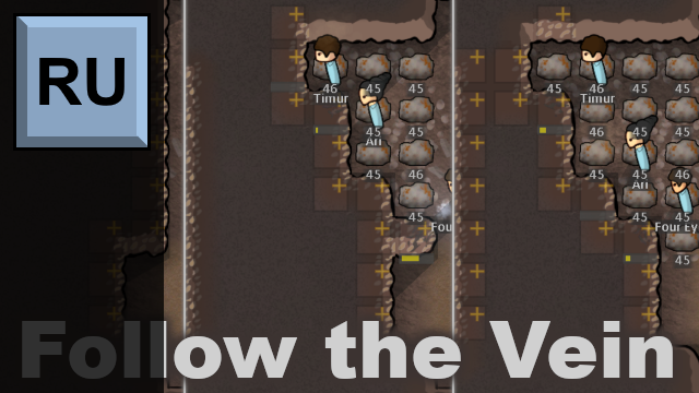 Перевод Follow the Vein | Russian Translation mod preview for RimWorld