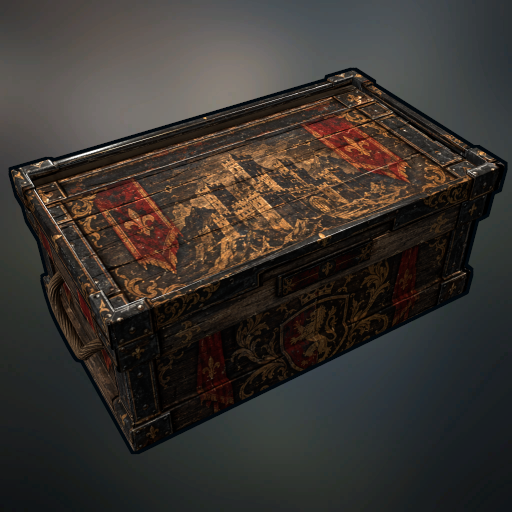Mediaval Large Wood Box