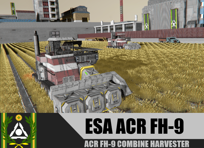 ESA ACR FH-9 Combine Harvester preview