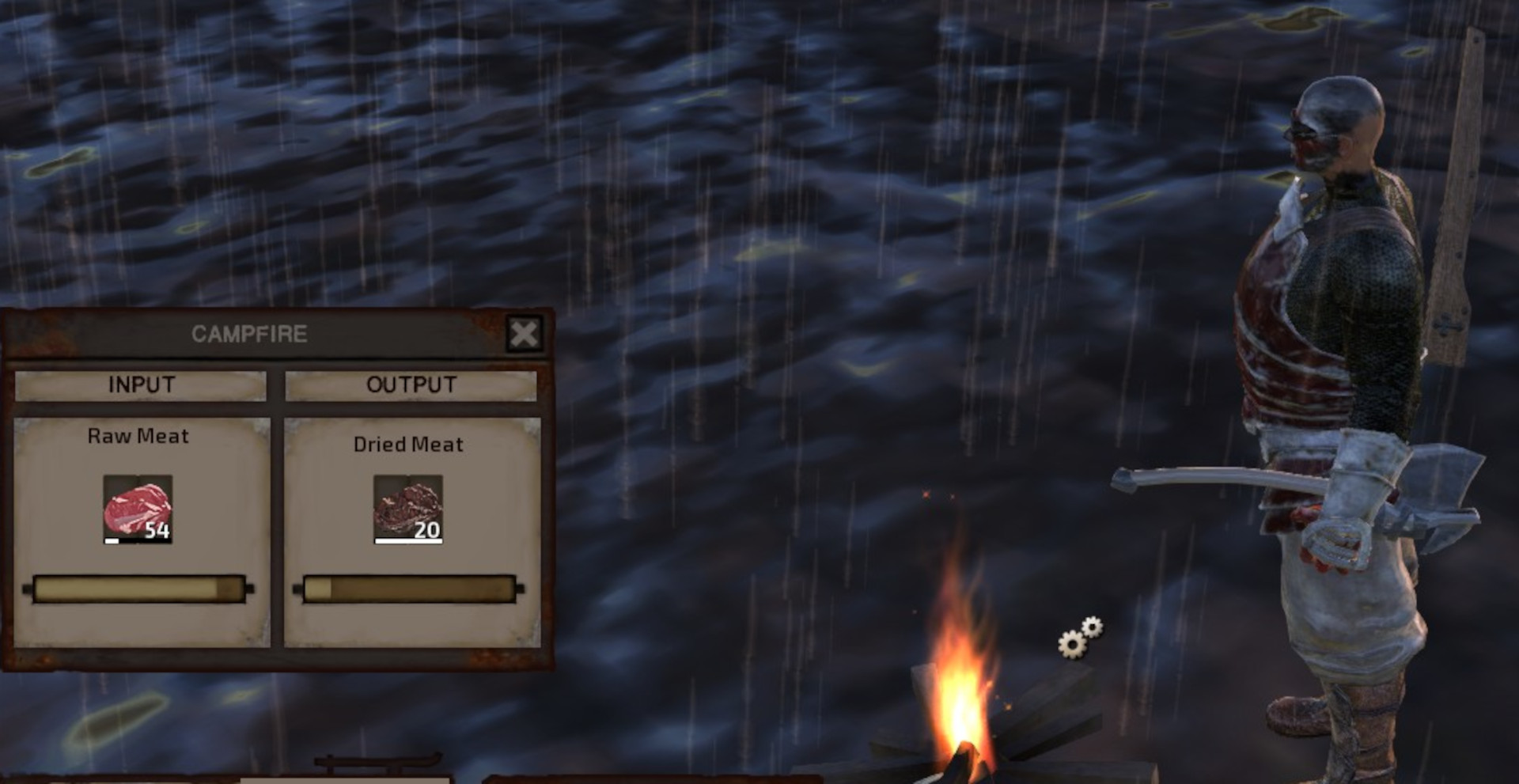 QOL Bigger Campfire Input/Output Stacks