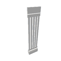 radiator cover white gloss basic middle