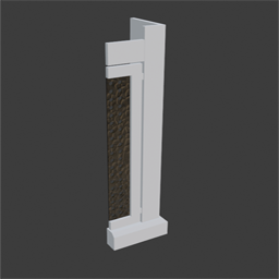 radiator cover white gloss basic 1 right