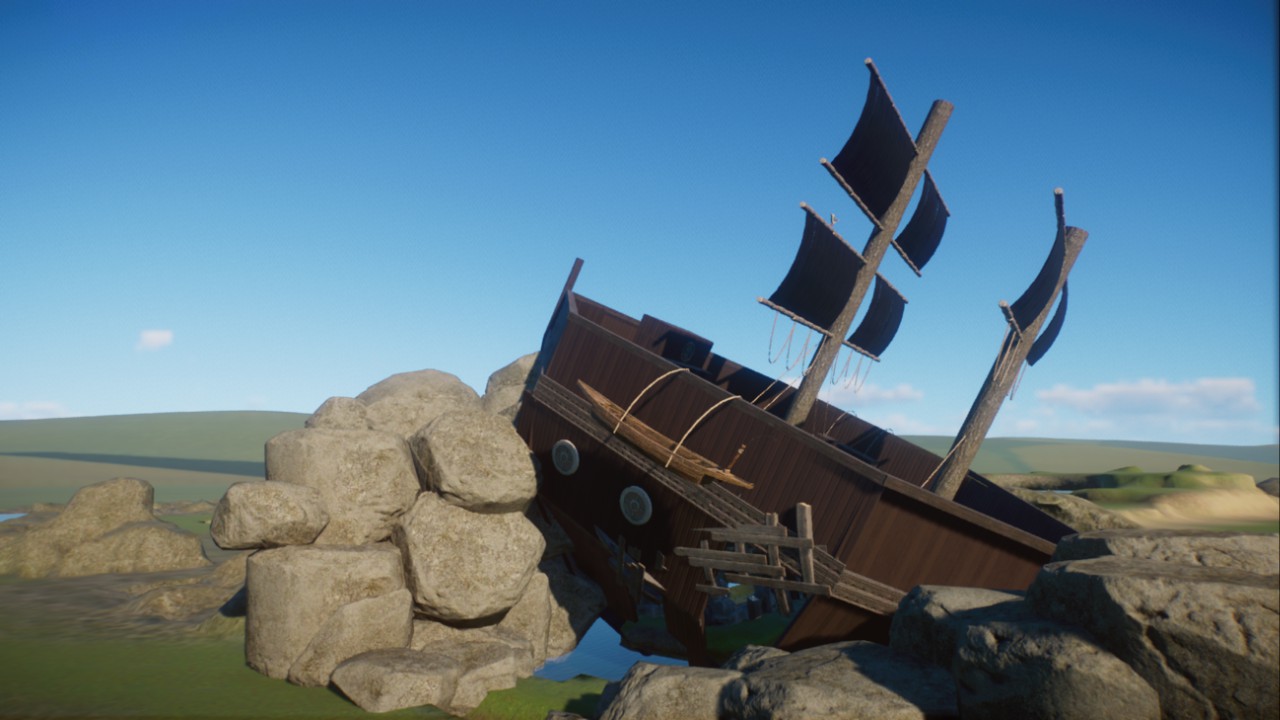 Sunken Pirate Ship
