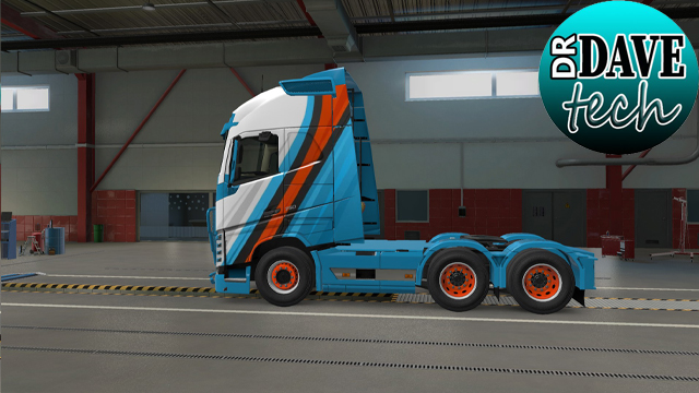 orange stripe volvo