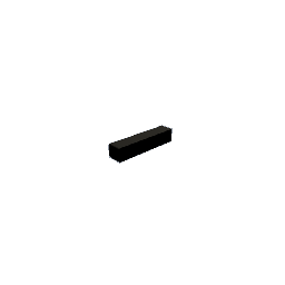 shelf black 5cm x 25cm