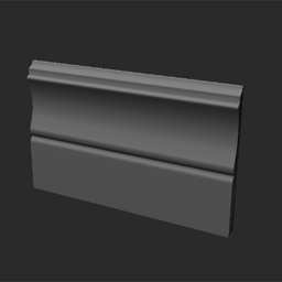 Floor Molding white 25cm