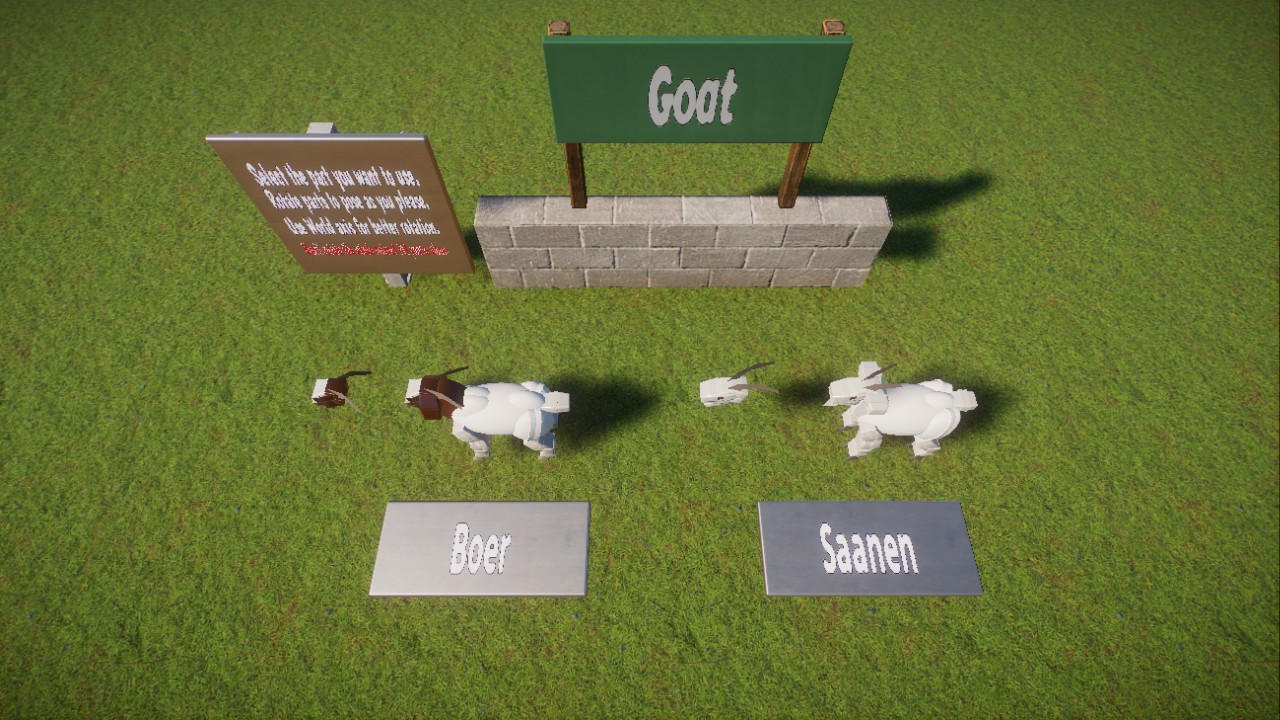 Posable Extras: Goats