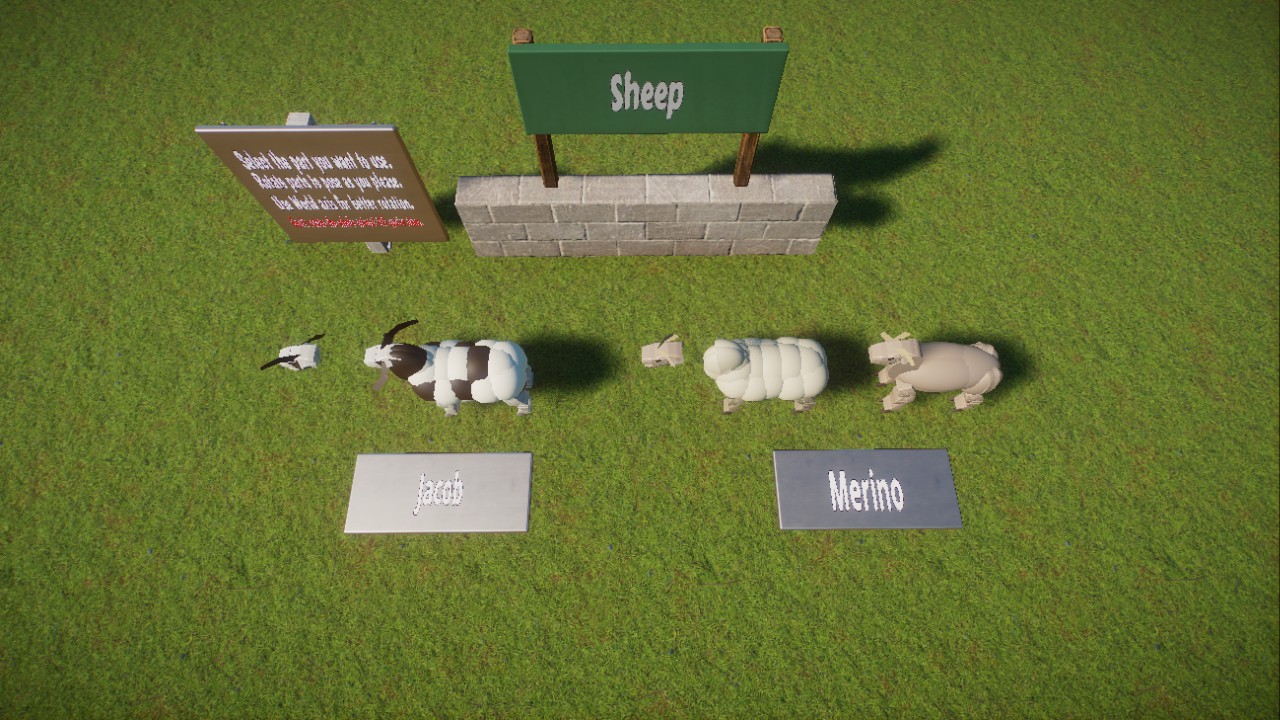 Posable Extras: Sheep