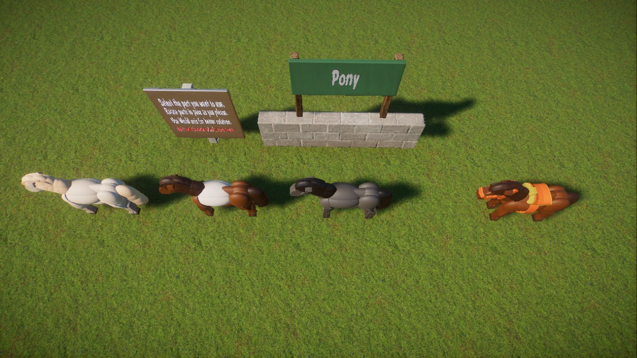 Posable Extras: Ponies
