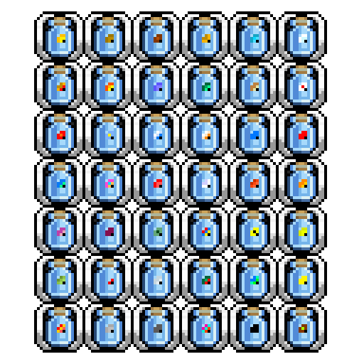 Black outline for bug jars icons