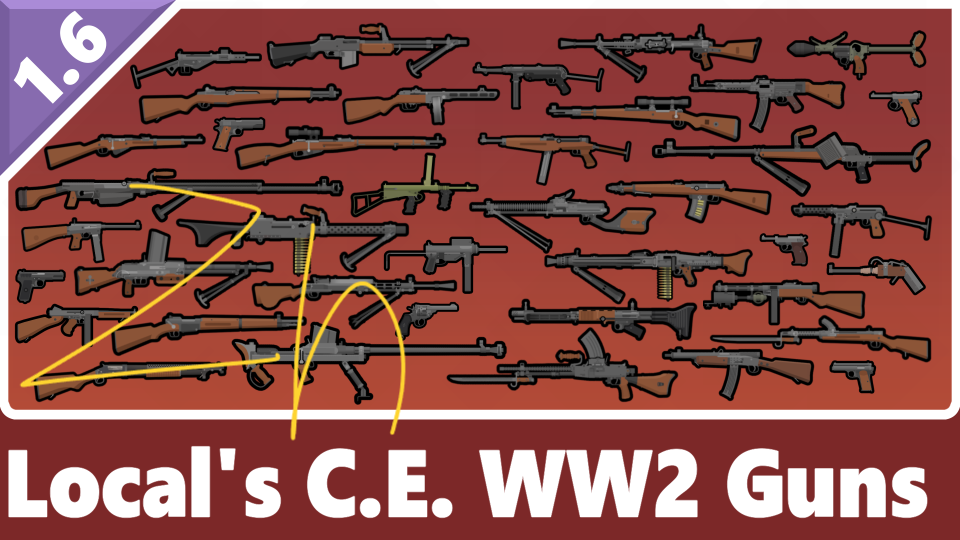 Local's CE WW2 Guns.ZH mod preview for RimWorld