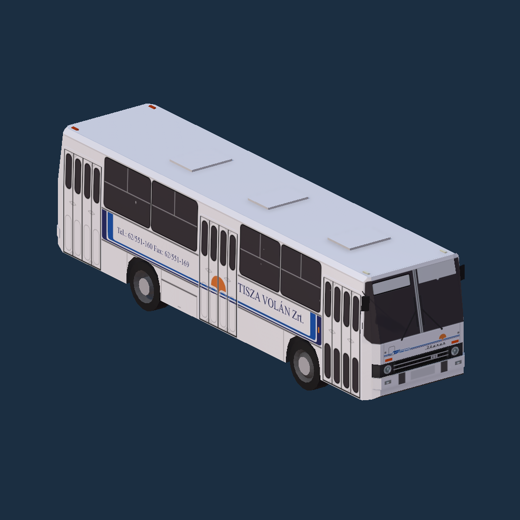 Ikarus 260.02 Tisza Volán logó