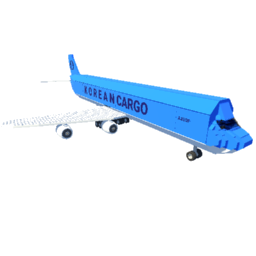 Softbody AIR LINER Airbus A380F Korean Cargo