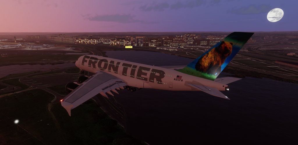 Frontier Airlines A-380-800 Livery