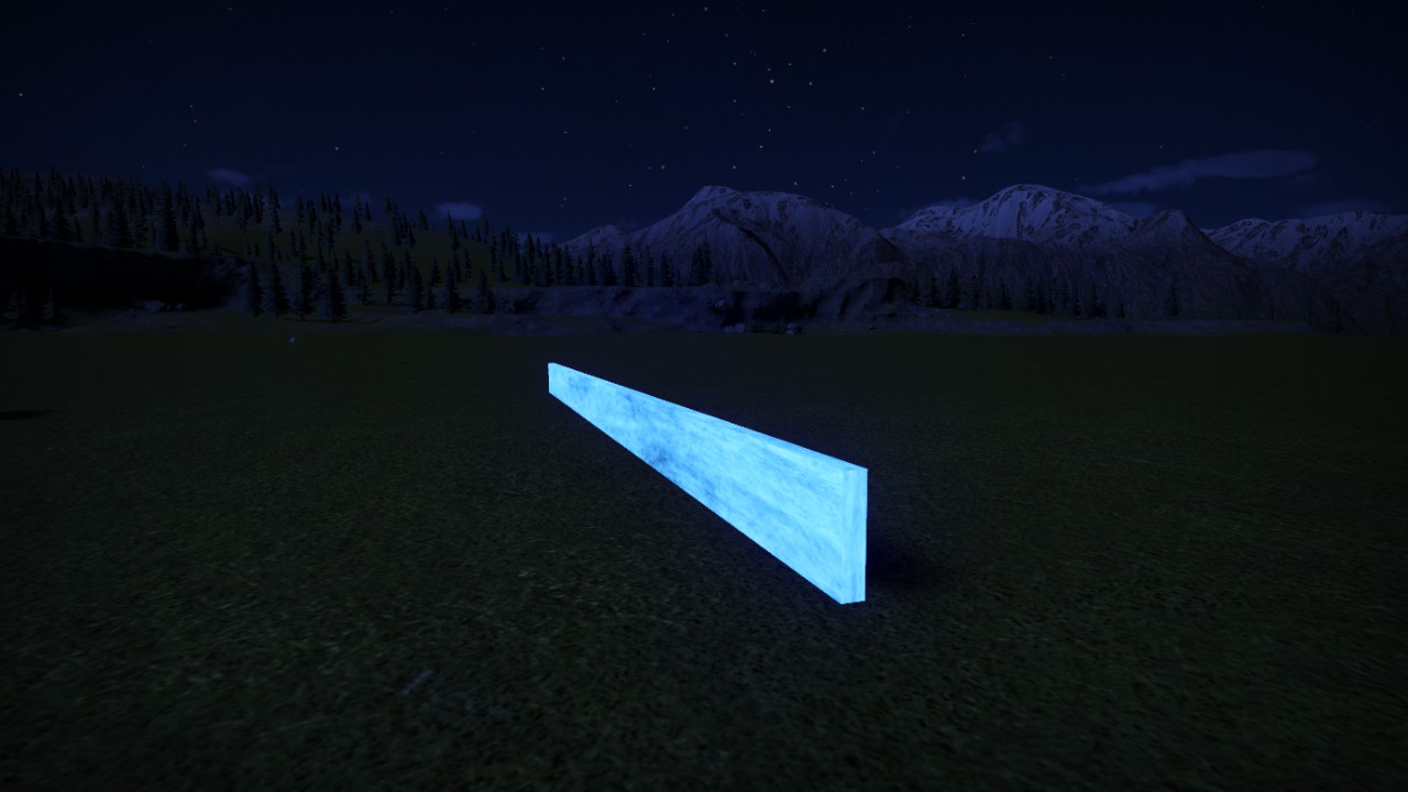 NEON GLOW BAR 0.2M X 4M X 0.04M STRUCTURED TRIGGERABLE