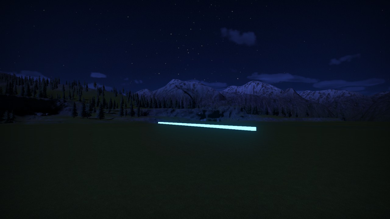 NEON GLOW BAR 0.02M X 2M X 0.02M TRIGGERABLE