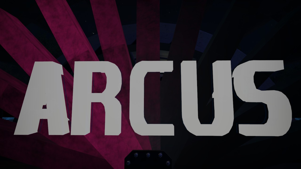 Arcus Coaster Text