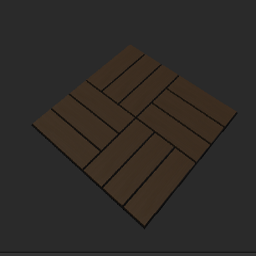 wooden tile 50cm x 50cm oak 2