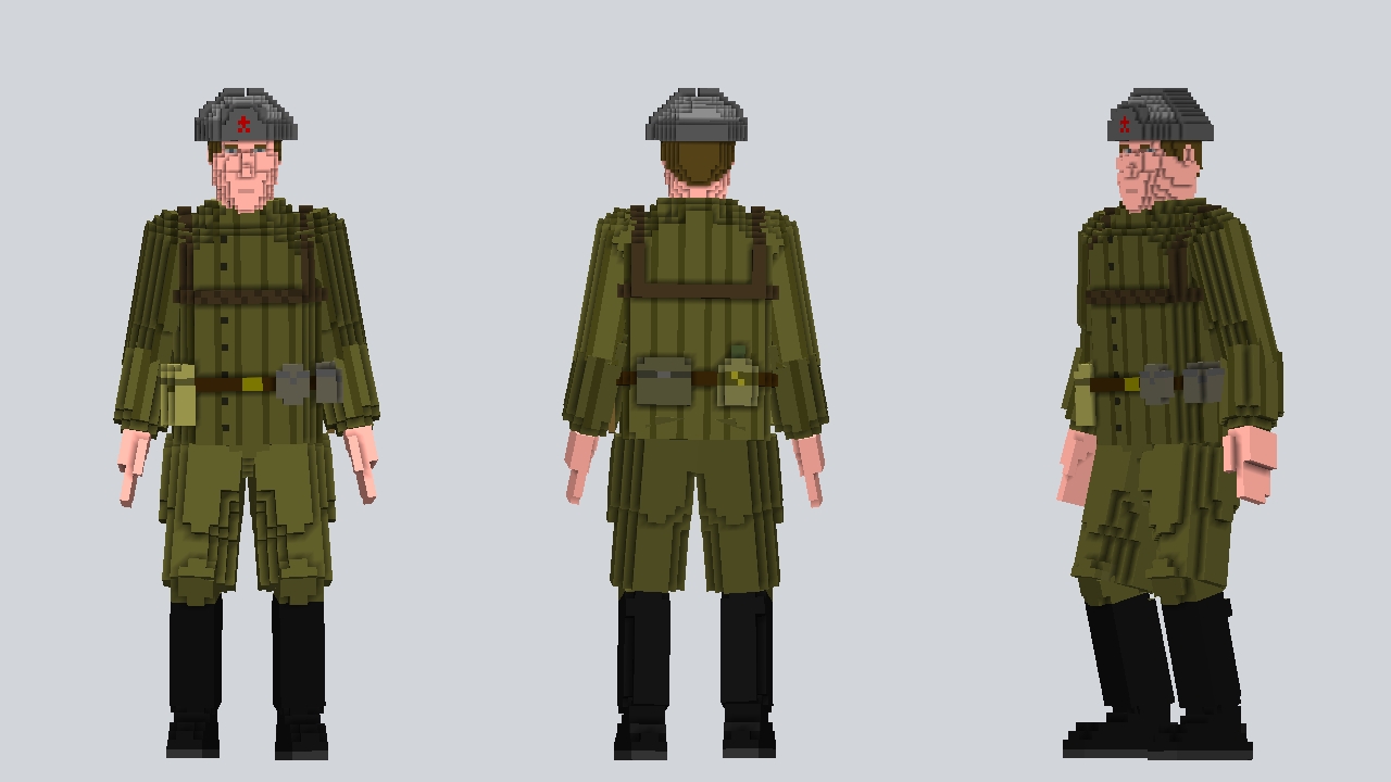 Winter Soviet Soldier