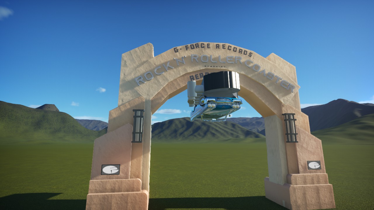 Rock 'n' Roller Coaster gate