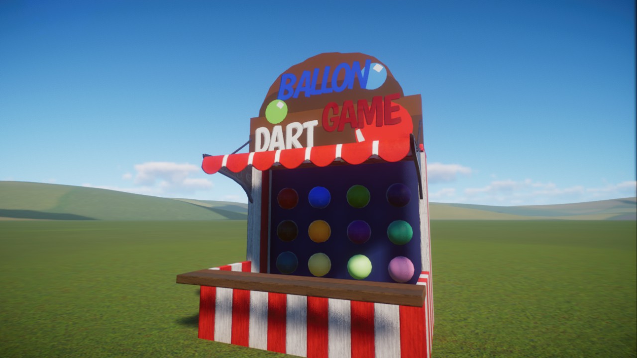 Ballon dart game