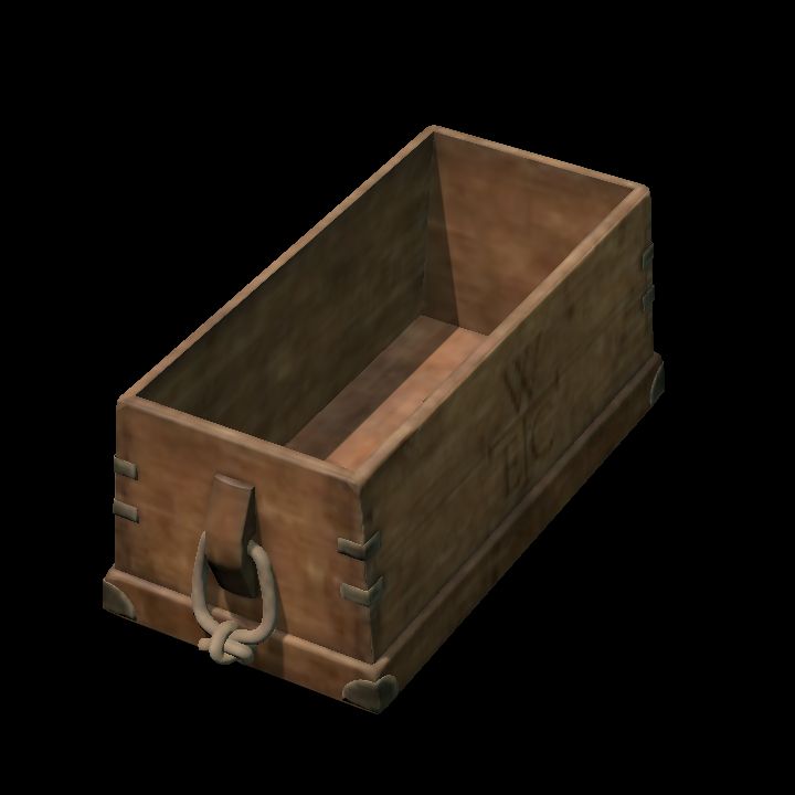 Chest open - wood