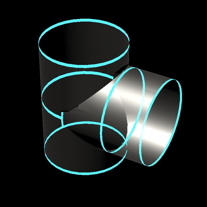 A Modular Glass Tunnels - T junc 3