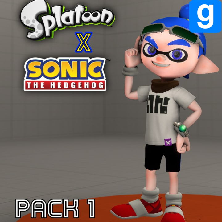 [Splatoon X Sonic The Hedgehog] Sonic Mashup Gear - Pack 1