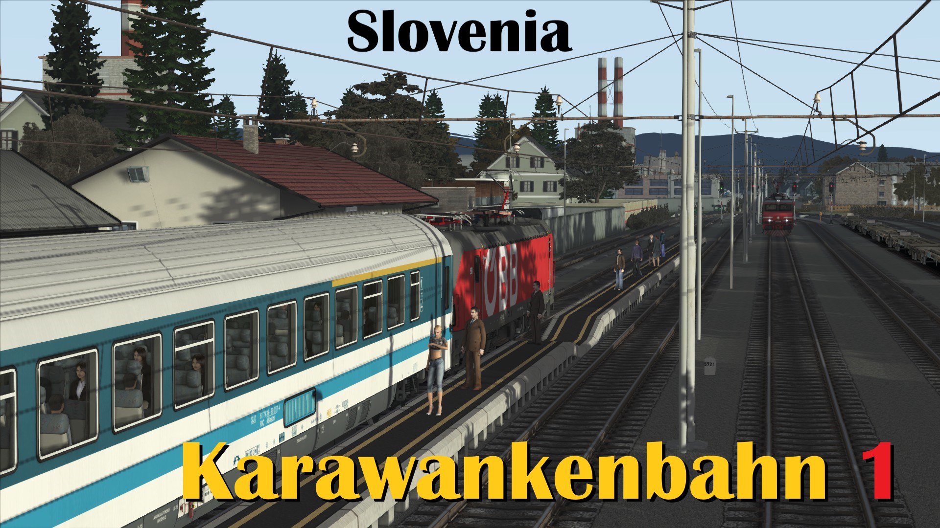 N.S711 Karawankenbahn Slovenia 3kV DC Ljubljana to Skofja Loka