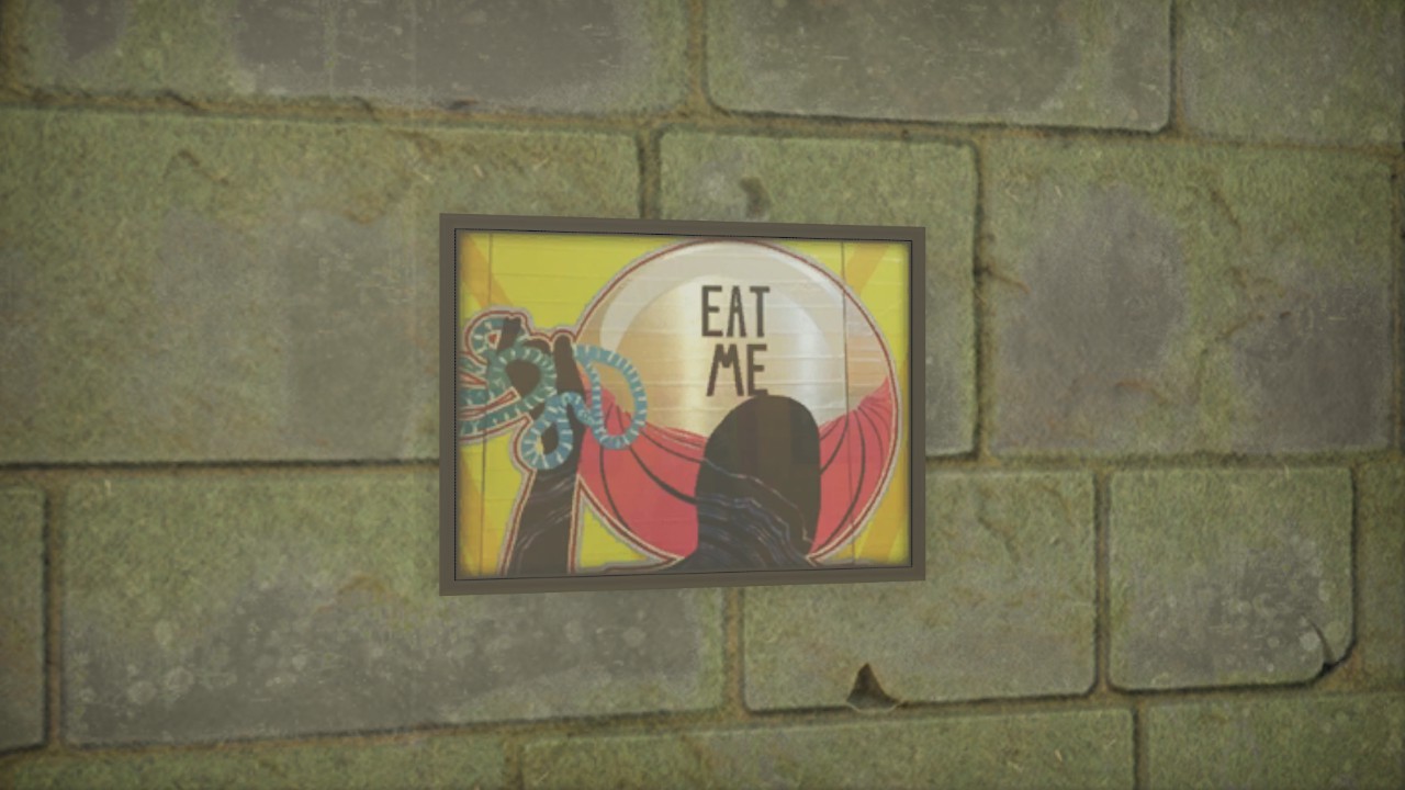 Framed Picture - Eat Me