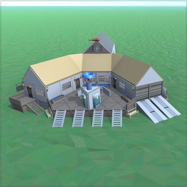 PvE House with Garage and Shop