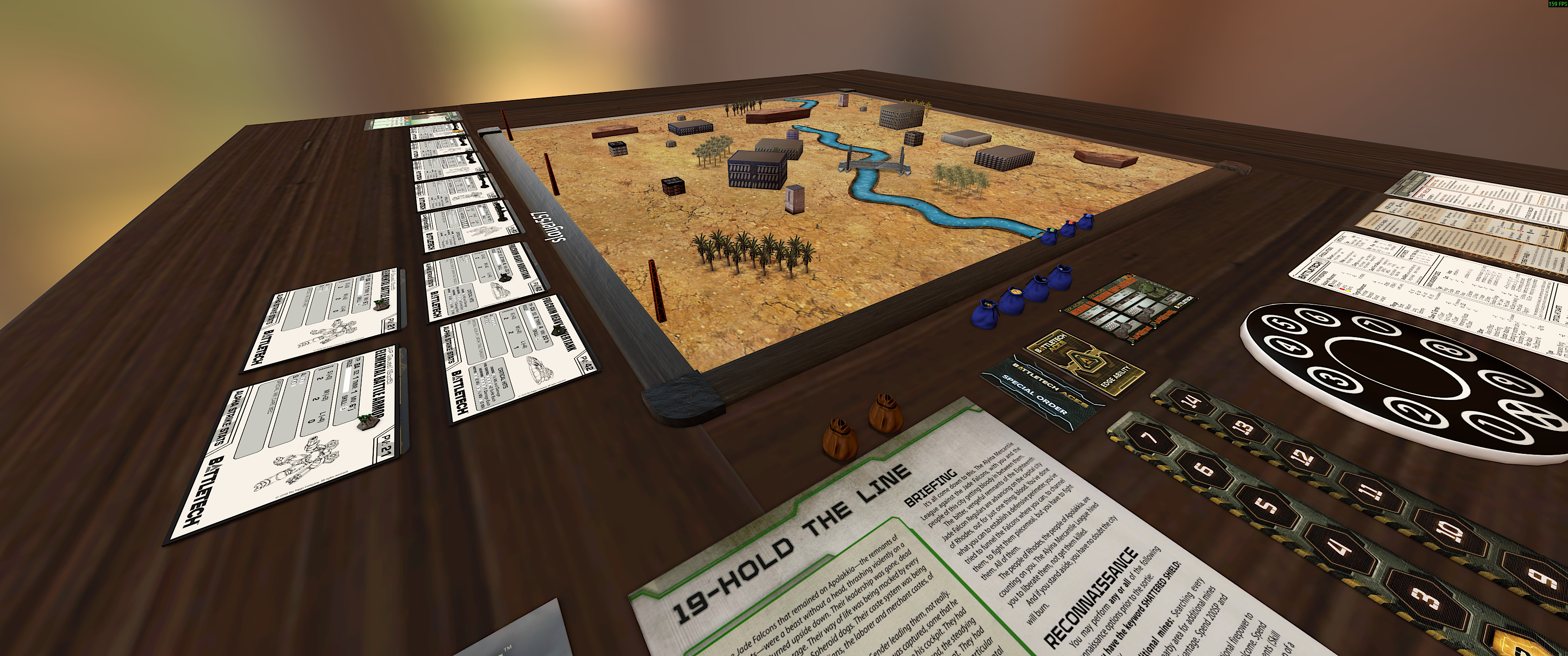 Battletech Aces Scouring Sands Campaign: Scenario 19 - Hold the Line