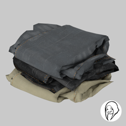 SYB Arnaud - Pants pile (black)