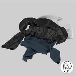 SYB Arnaud -Laundry pile (black)