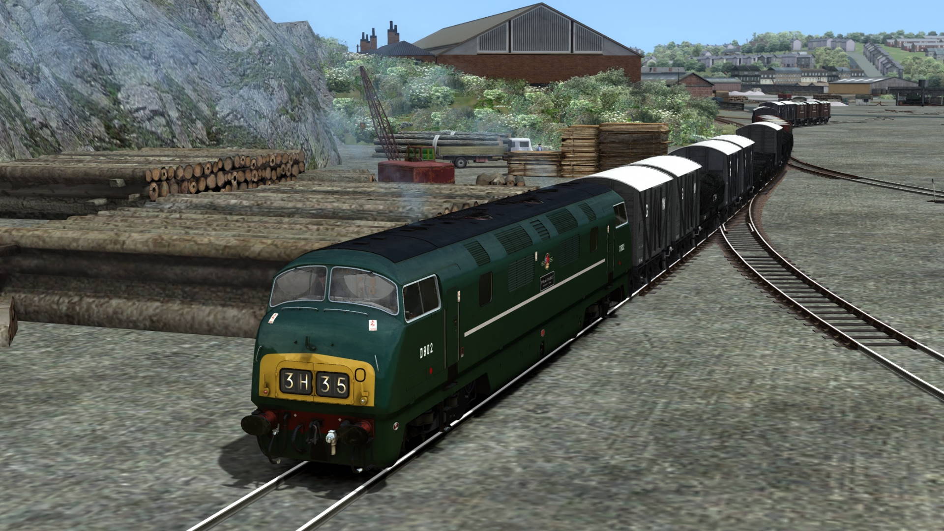 TB-Heavy freight to the docks (Class 42)