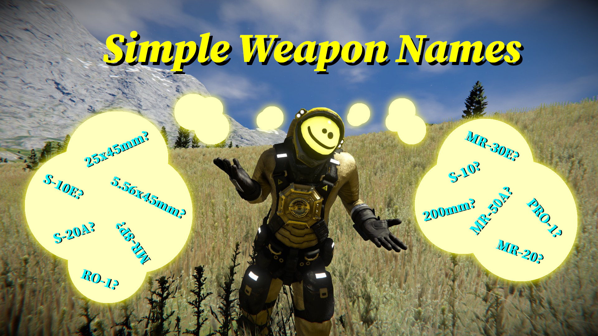Simple Weapon Names preview