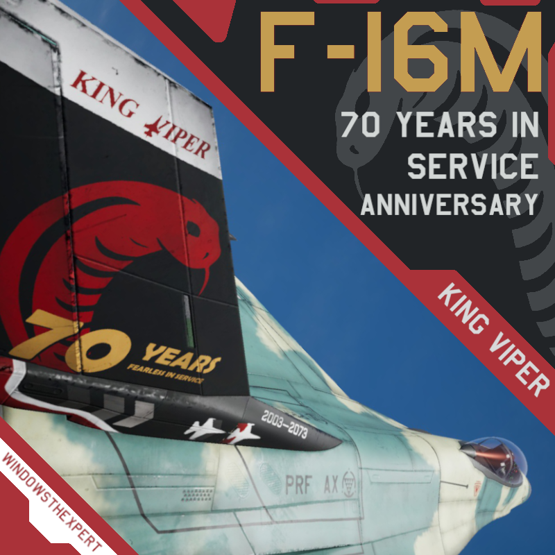 F-16M "70 years in Primevan Service"