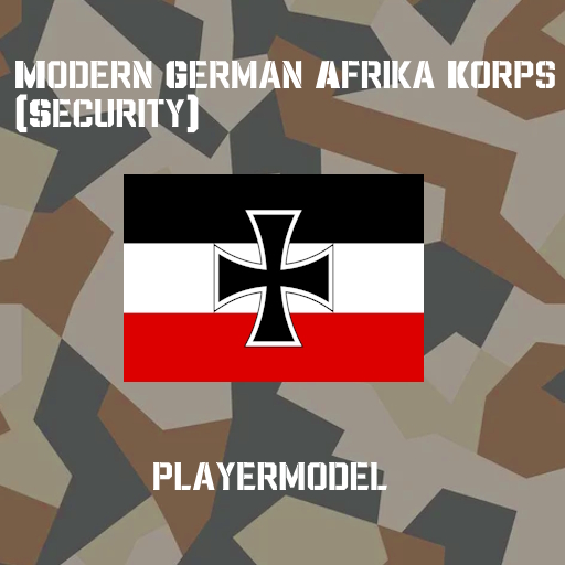 Modern German Afrika Korps (Security) Playermodel preview