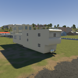 1950s 8x45 split level mobile home (empty/unfurnished)
