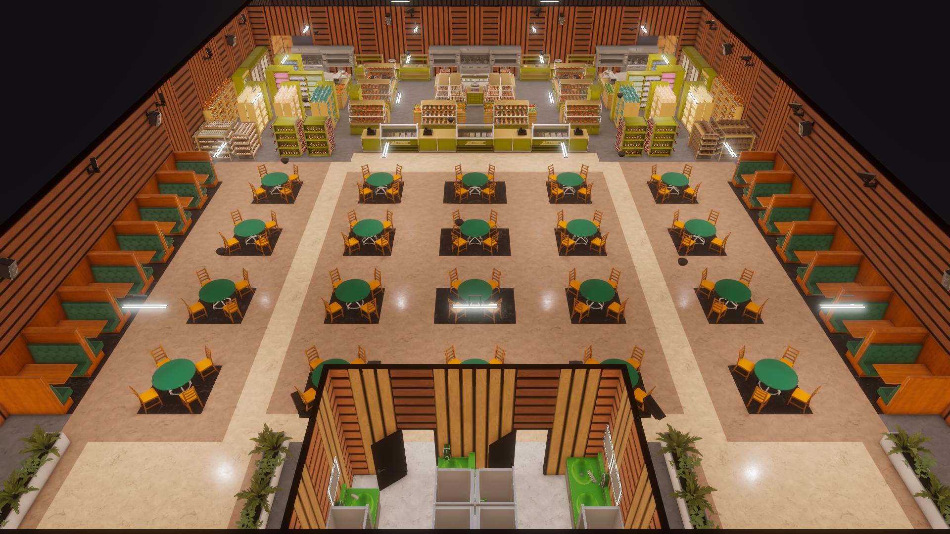 Burger Café 1000m² M1