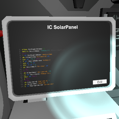 IC SolarPanel on one IC10 and one solarsensor