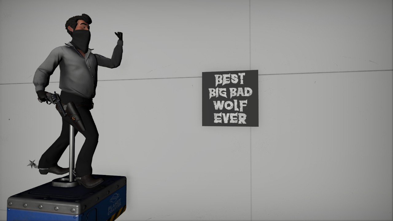 Text Plaque - Best Big Bad Wolf