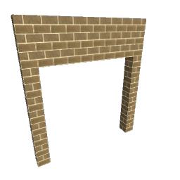 Brick Doorway - Light Double