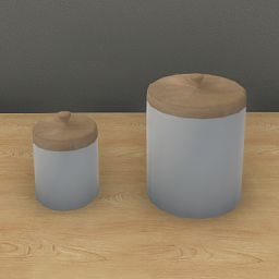 Large Canister - White