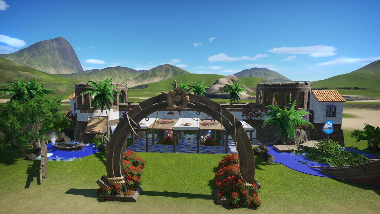 Mediterranean Park Entrance