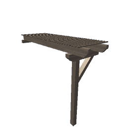 Verandah- Left Side Dark Wood